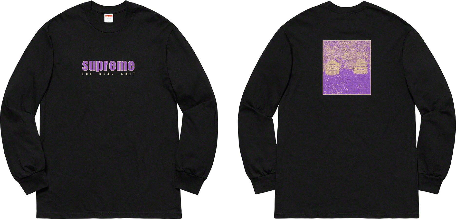 新品未使用 Supreme - The Real Shit L/S Tee Spring/Summer 2019 Preview – Supreme