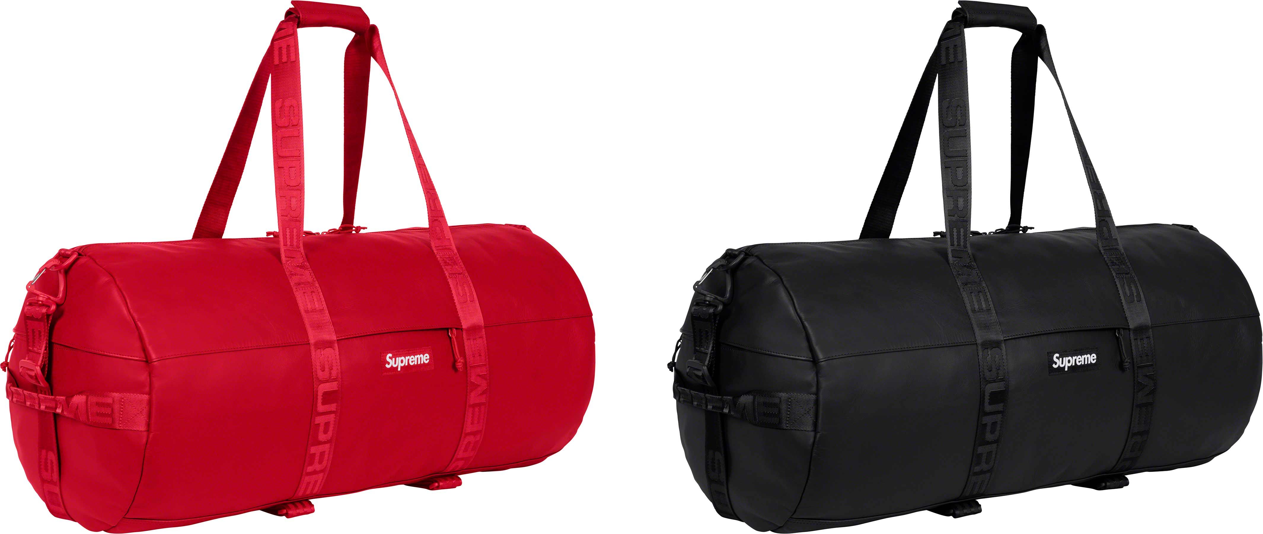 n*n様 Supreme Leather Duffle Bag（RED） Leather Duffle Bag - fall/winter 2023 - Supreme