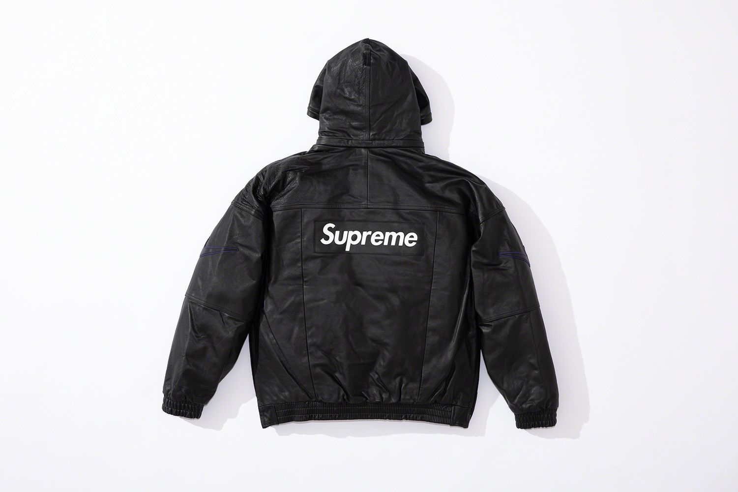 Supreme / Nike® Leather Anorak Mサイズ ブラック Supreme Leather Anorak Black Men's - FW18 - US