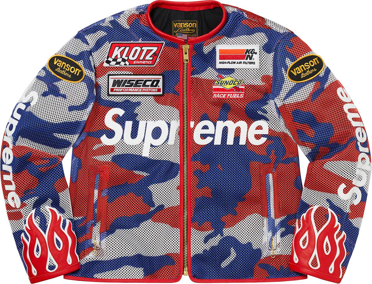 K*N様 Supreme Vanson Leathers Cordura Jac Supreme Vanson Leathers Cordura Cotton Jacket Black Men's - SS25 - US