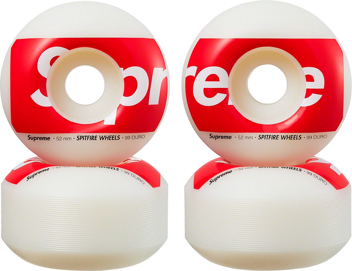 スケートボード Supreme Spitfire Wheels (Set of 4) 54mm Supreme Spitfire OG Classic Wheels (Set of 4) Pink 54MM - FW19 - US