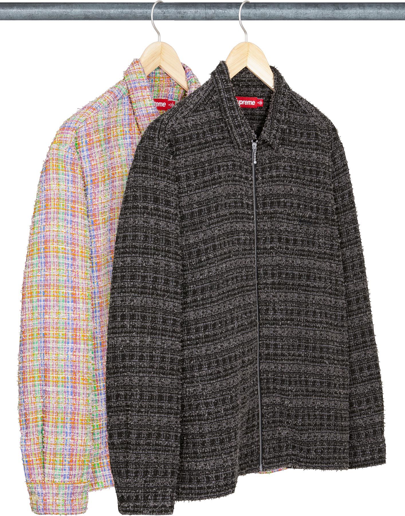 Supreme チェック柄 ジップアップポロシャツ Supreme - Shadow Plaid Zip - Front Shirt - UG.SHAFT