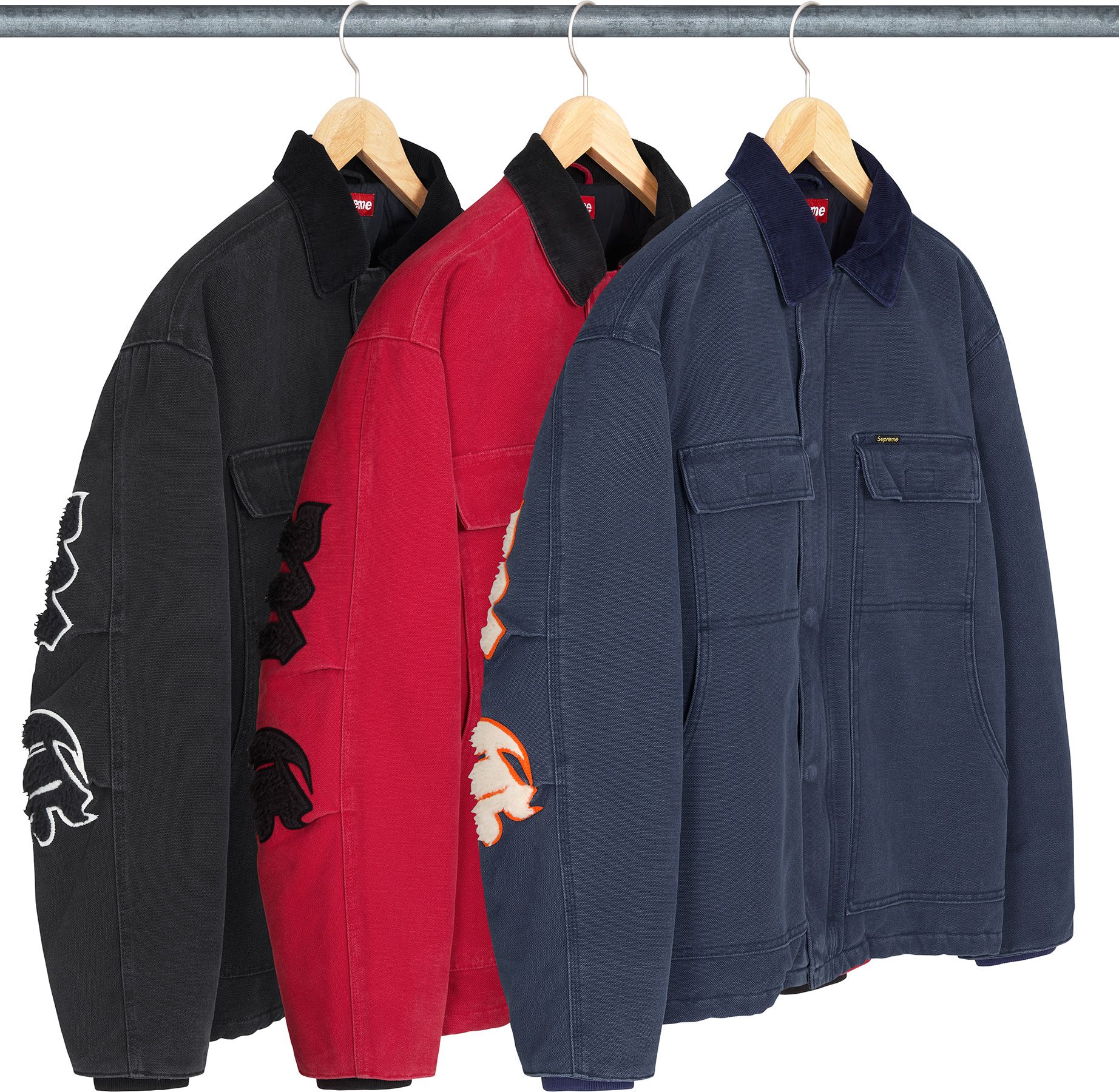 ジャケット・アウター 490mk- Sup Old English Canvas Jacket Spring/Summer 2025 Preview – Supreme