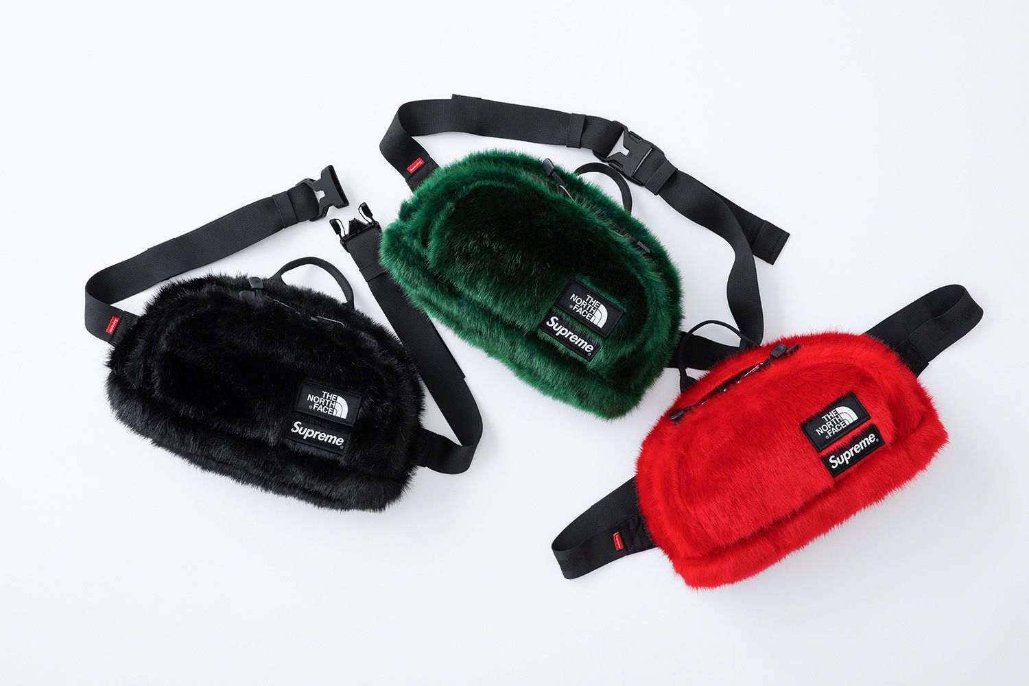 Supreme North Face Faux Fur Waist Bag 緑 Supreme The North Face Faux Fur Waist Bag Green