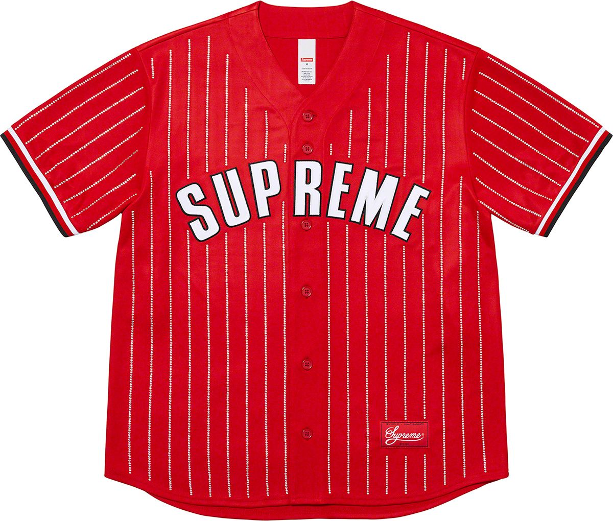 美品　SUPREME Pinstripe Baseball Jersey Spring/Summer 2022 Preview – Supreme