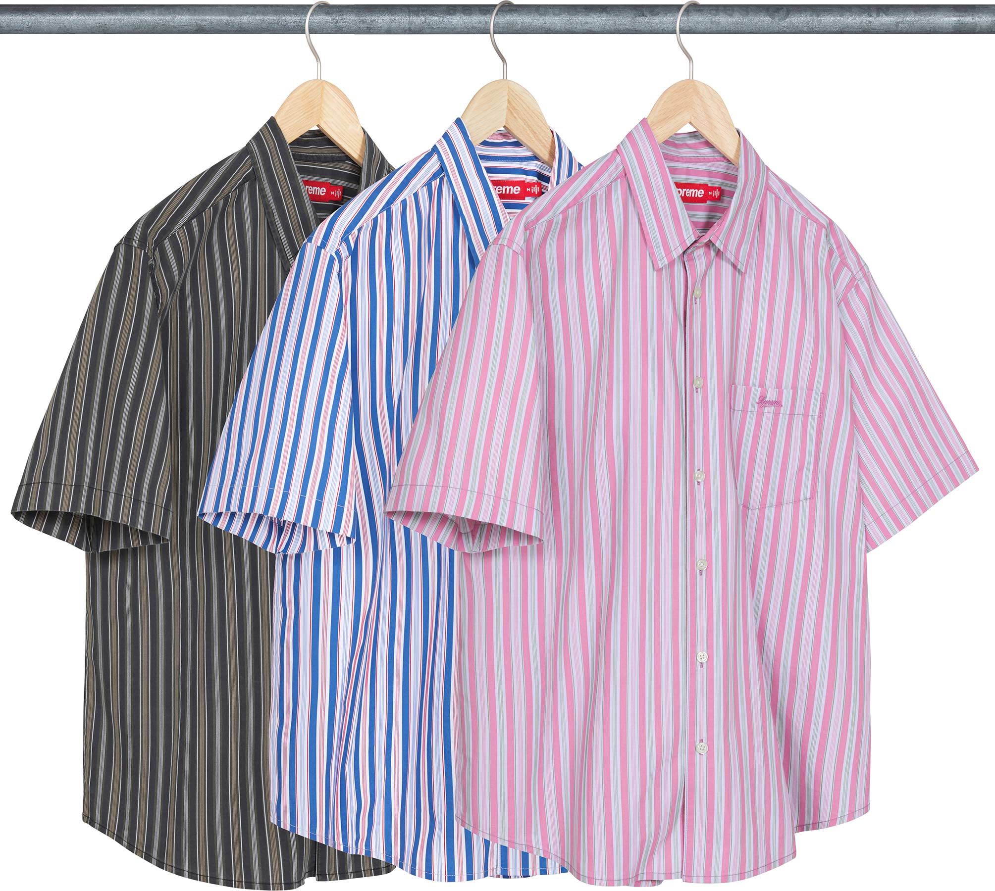 トップス Supreme Loose Fit Multi Stripe S/S Shirt Spring/Summer 2024 Preview – Supreme