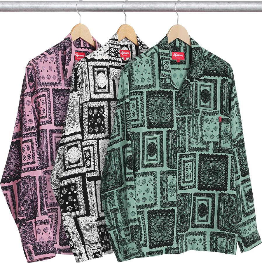 Supreme Laces Rayon Shirt/17SS/長袖シャツレーヨン Spring/Summer 2017 Preview – Supreme
