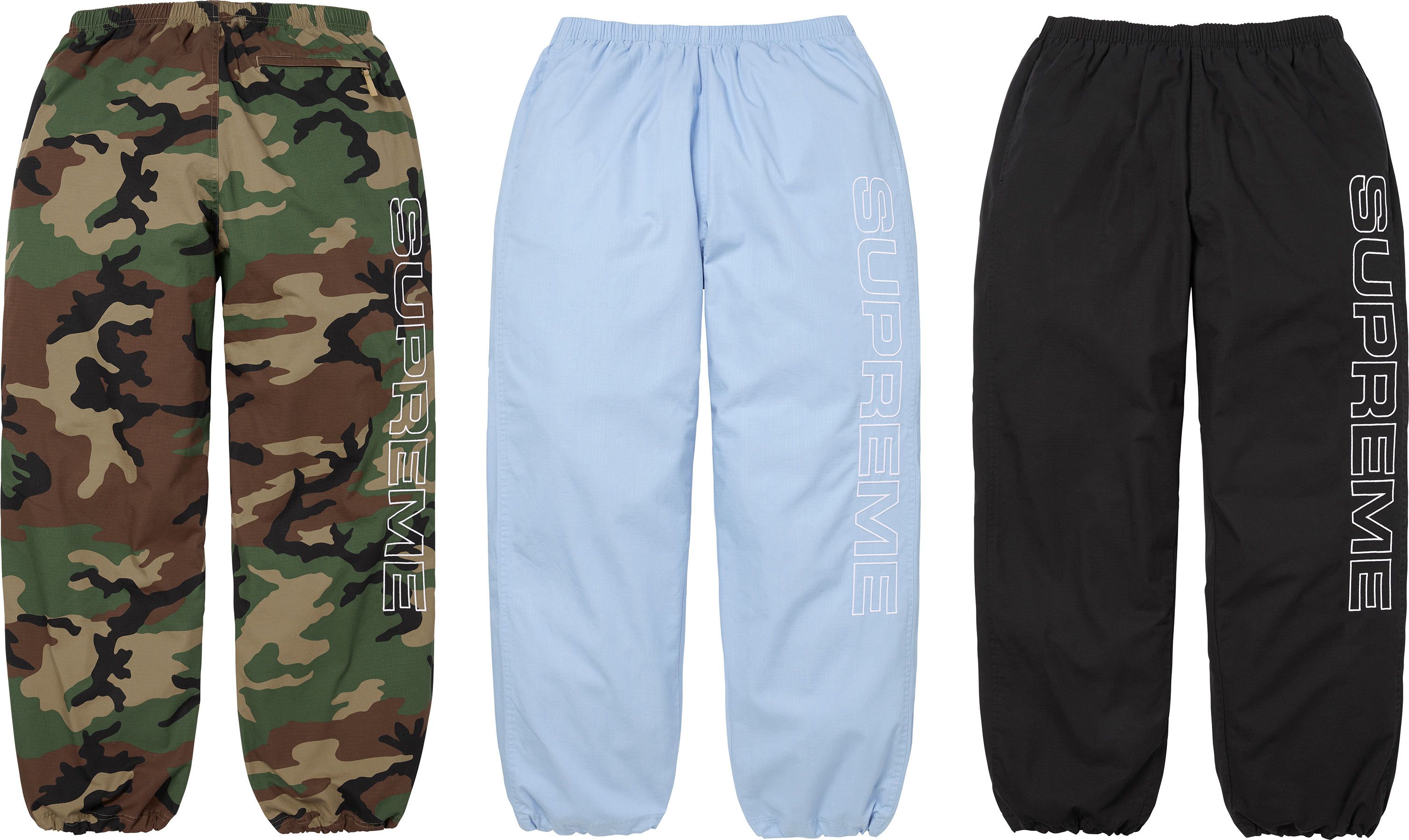 パンツ Spellout Embroidered Ripstop TrackPant S Fall/Winter 2025 Preview – Supreme