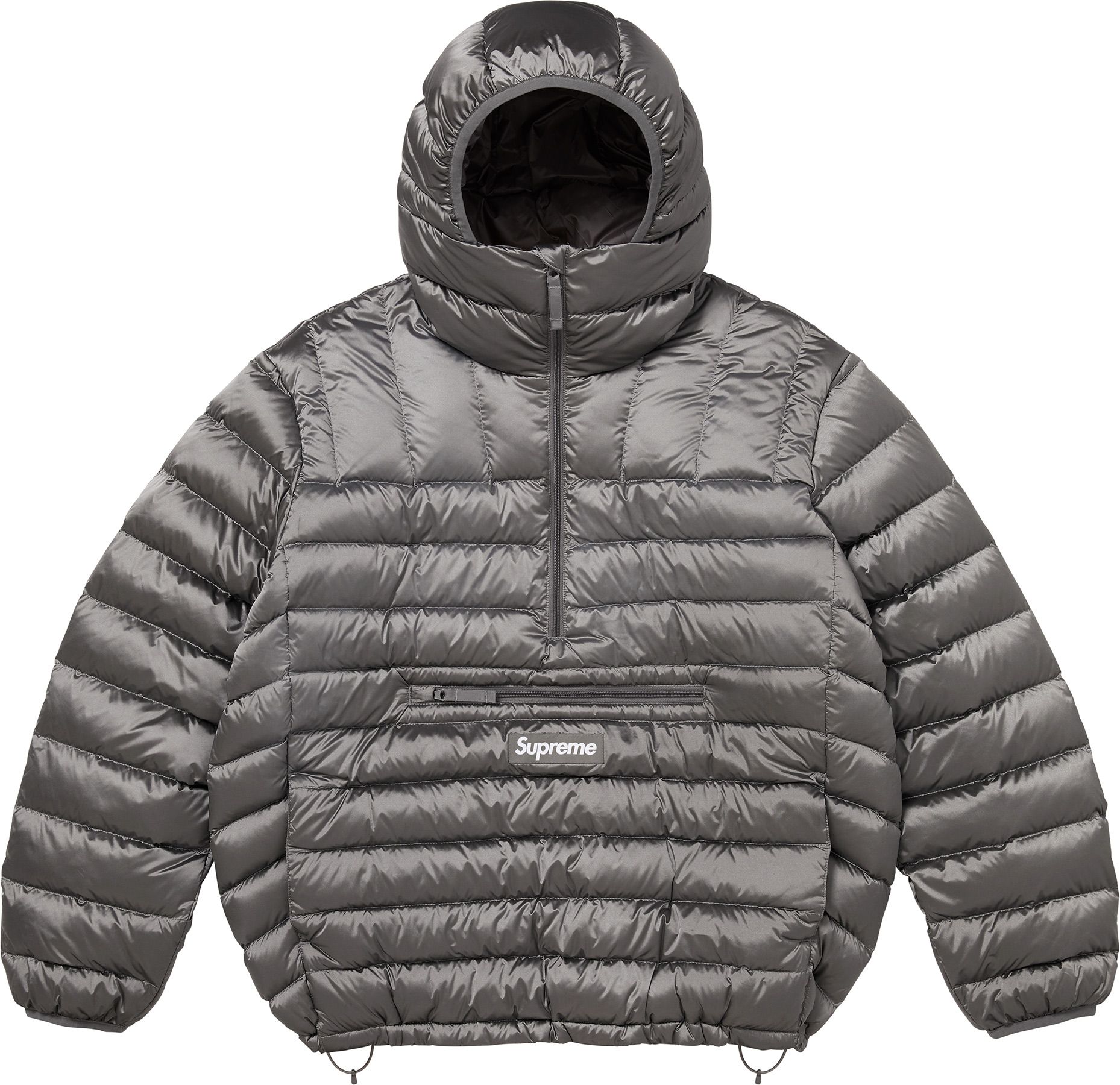 ジャケット・アウター Supreme Micro Down Half Zip Hooded L NEW Supreme Micro Down Half Zip Hooded Pullover Jacket Dark Orange