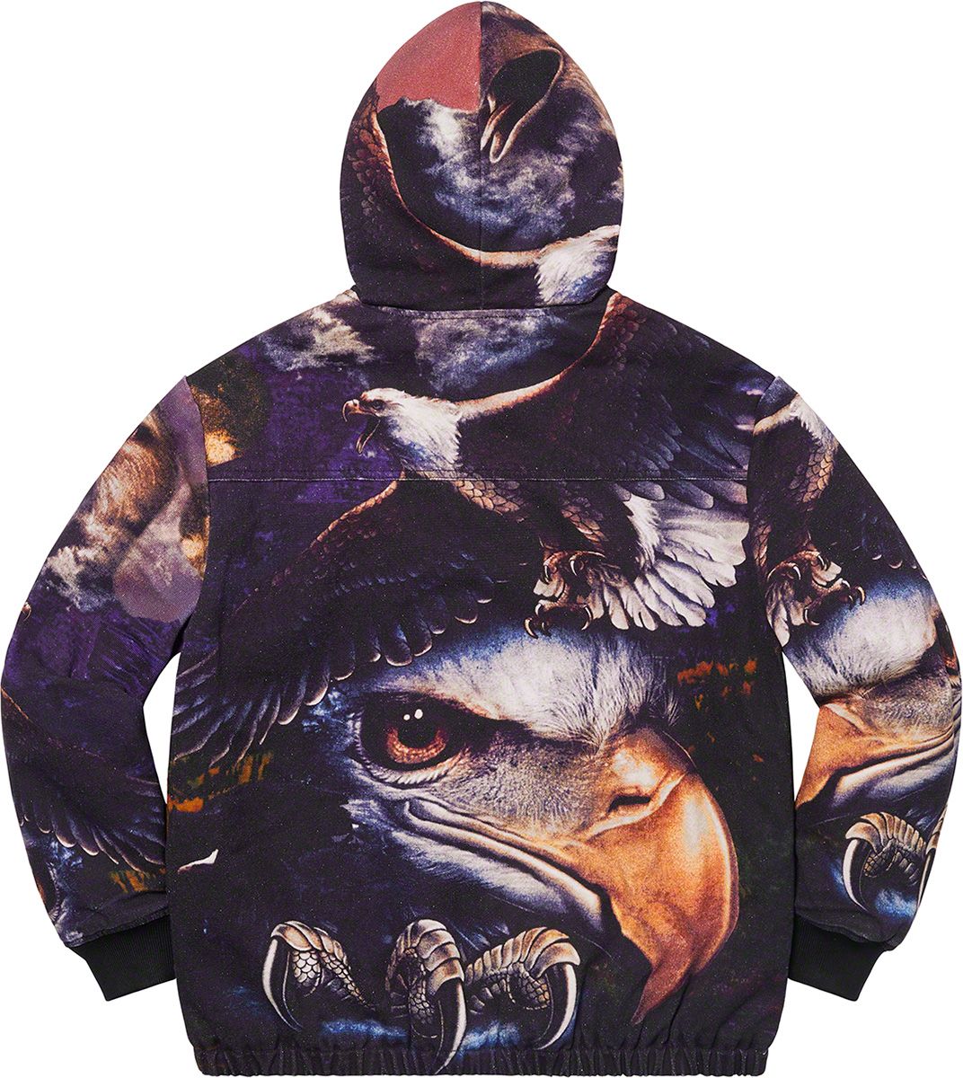 トップス N supreme Eagle Hooded Sweatshirt Supreme Hooded Eagle Zip Up Sweater (M) — SEATTLE SELECT
