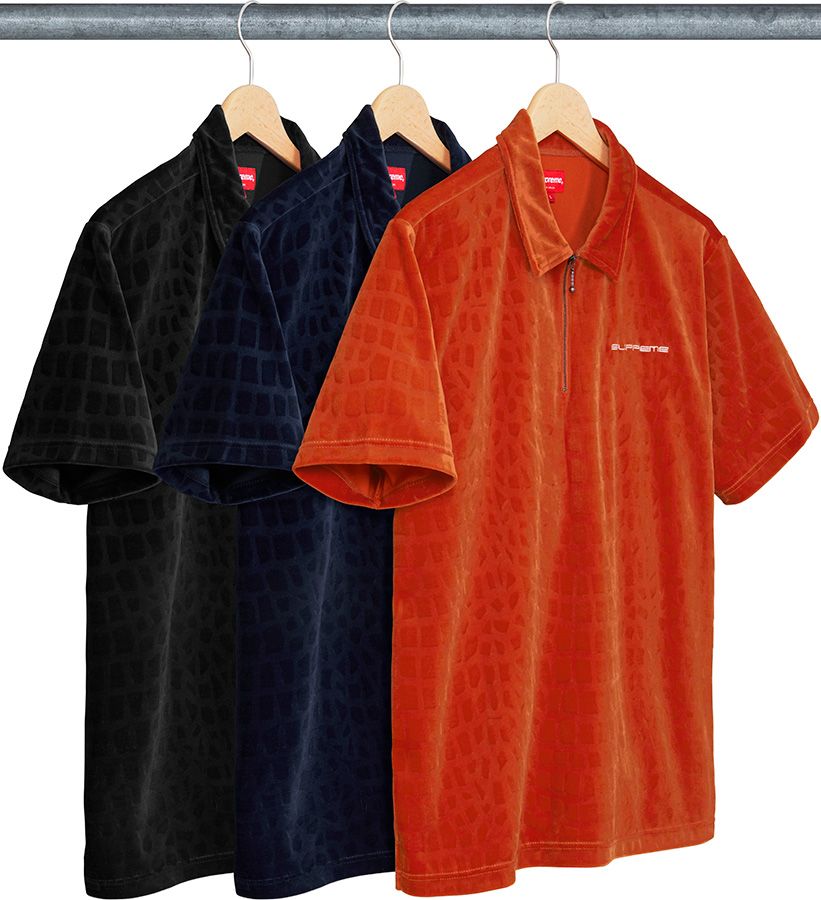 トップス 18SS Supreme cable knit terry polo Supreme Cable Knit Terry Polo Black Men's - SS18 - US
