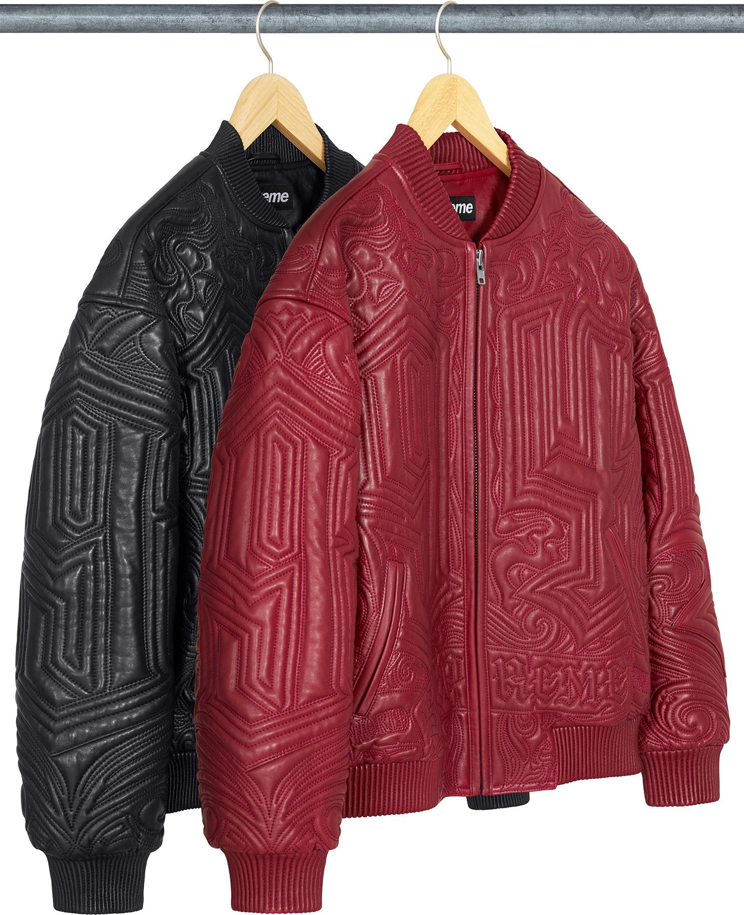 ジャケット・アウター Supreme Mister Cartoon Leather Jacket Fall/Winter 2024 Preview – Supreme