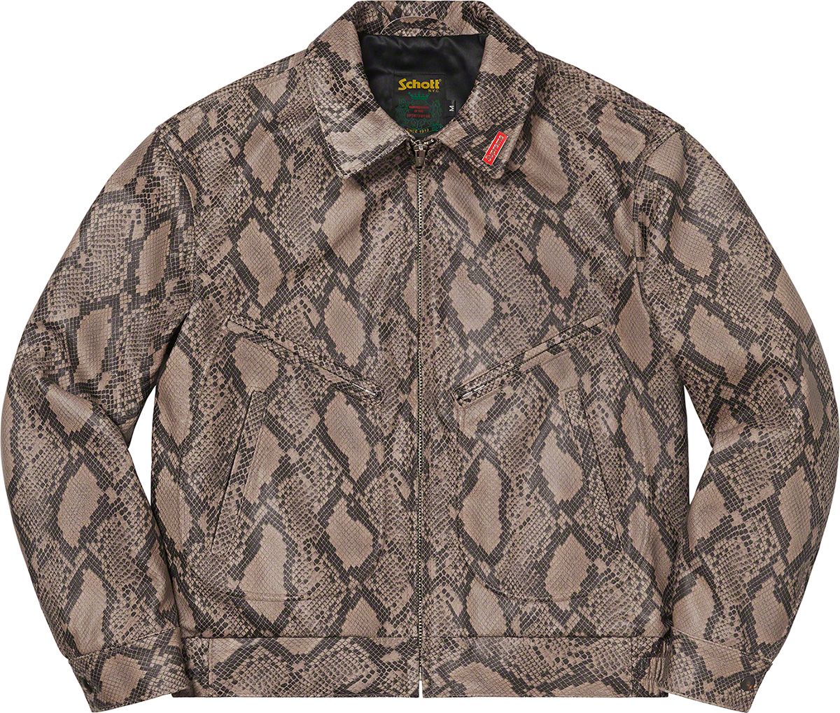 [max］Supreme/Schott Supreme®/Schott® Leather Racer Jacket - Supreme