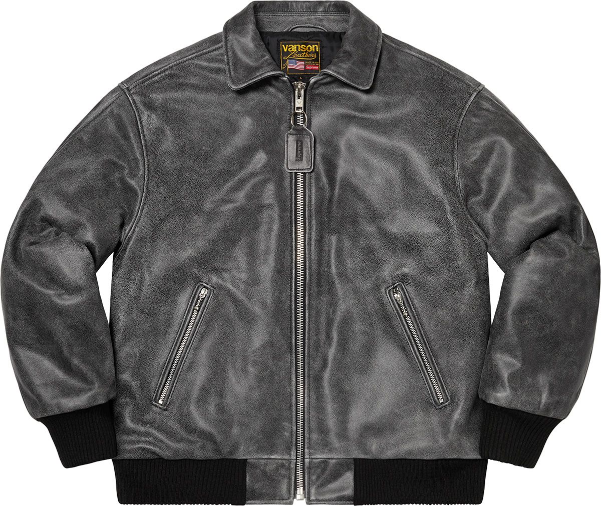 レザージャケット 20AW Supreme Vanson Worn Leather Jacket Fall/Winter 2020 Preview – Supreme