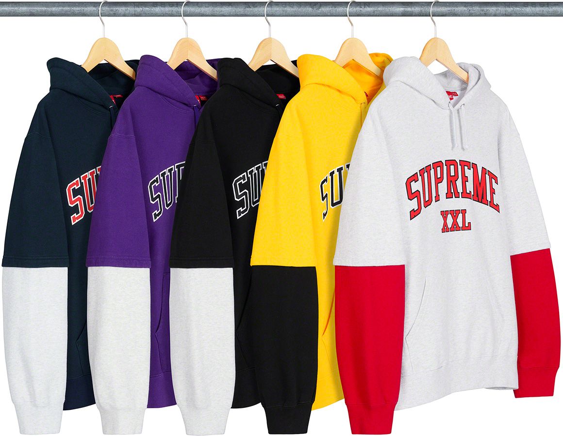 20SS supreme アーチロゴ XXL Hooded Sweatshirt Supreme Arc Thermal Zip Up Hooded Sweatshirt 