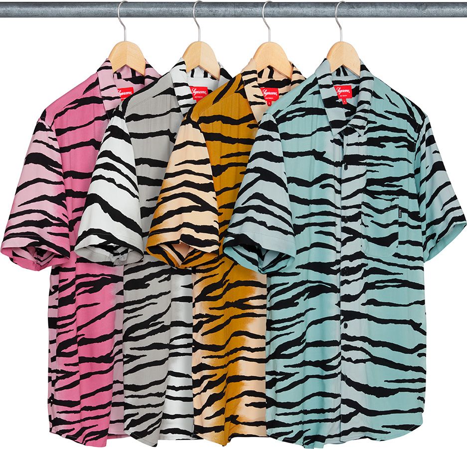 SUPREME 文字柄ジップアップシャツ Spring/Summer 2018 Preview – Supreme