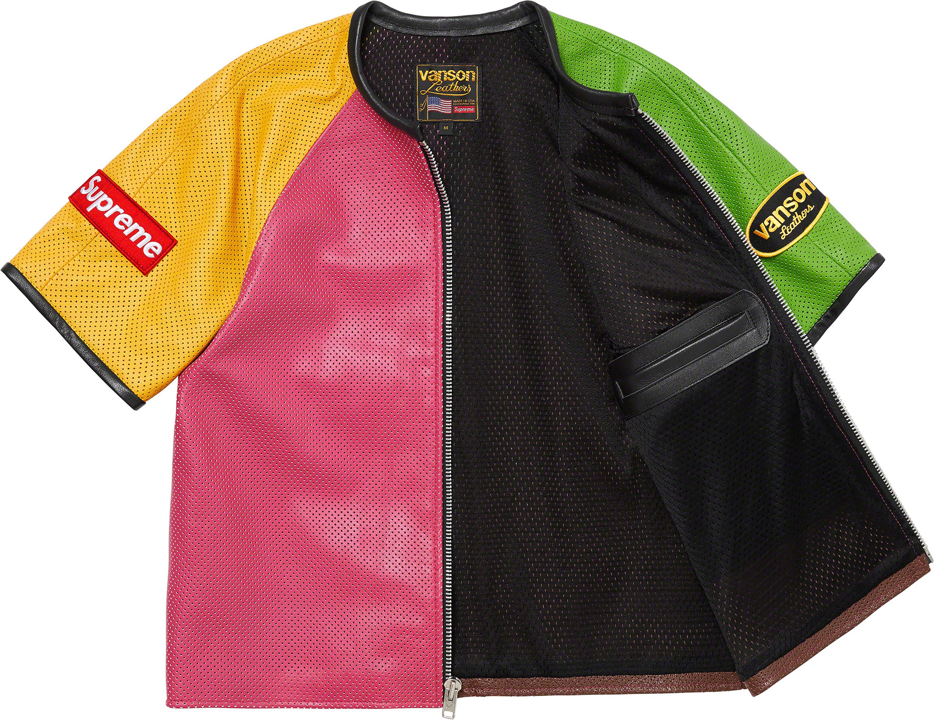 ジャケット・アウター Supreme Vanson Leathers s/s RacingJacket Spring/Summer 2023 Preview – Supreme