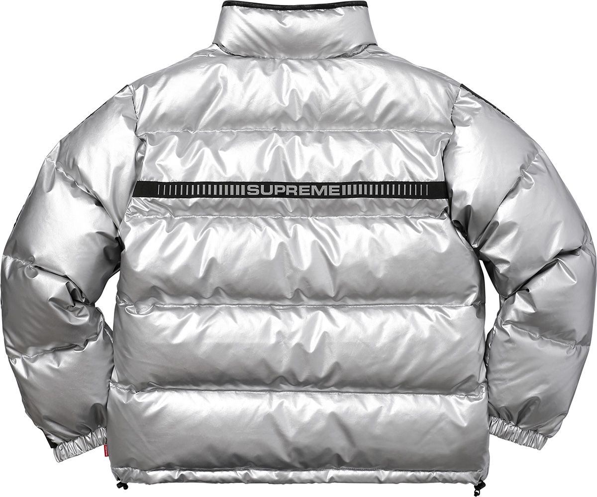 ダウンジャケット Supreme Reflective sleeve puffy jacket Fall/Winter 2017 Preview – Supreme