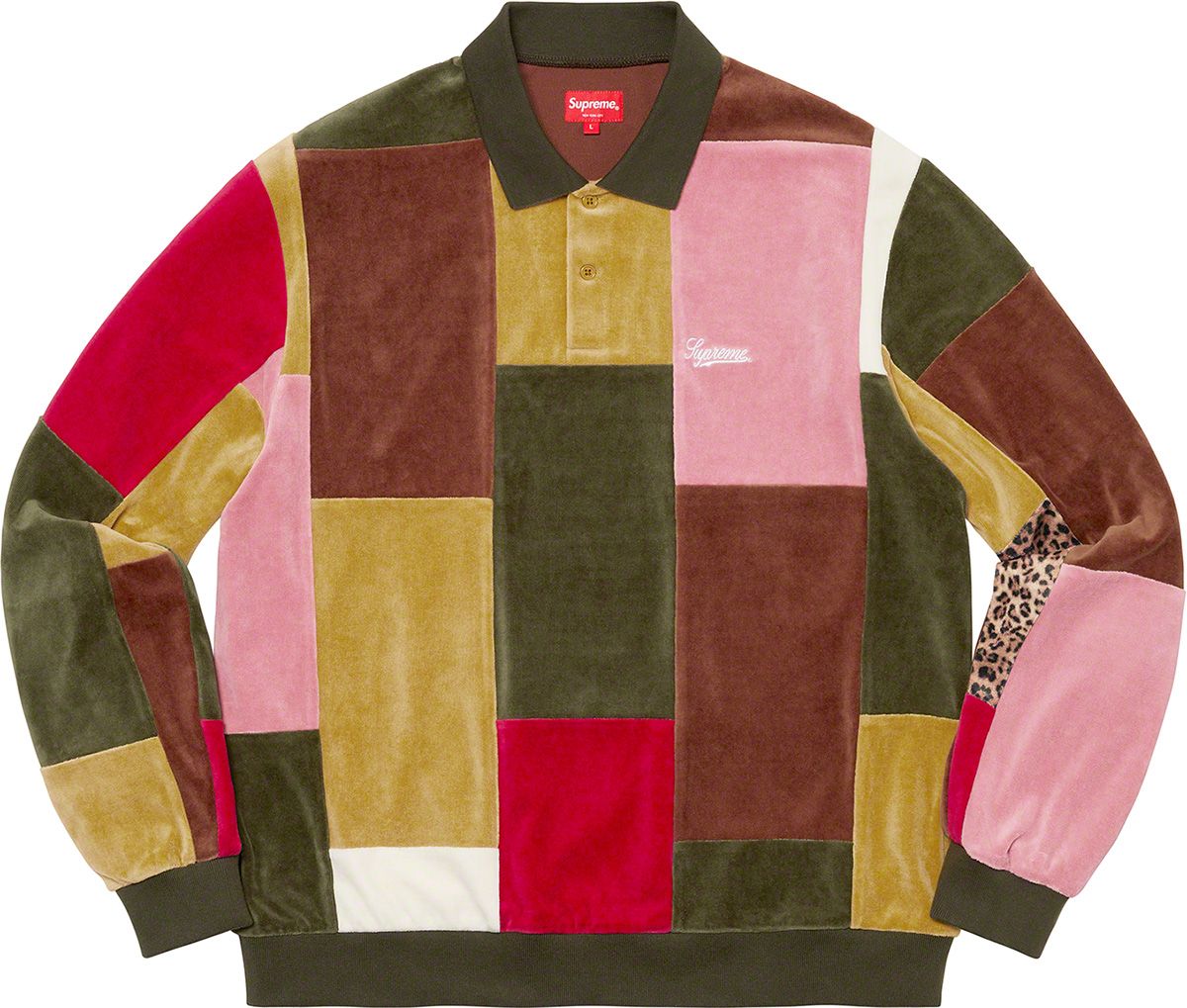 トップス SUPREME 20FW/PATCHWORK VELOUR POLO Fall/Winter 2020 Preview – Supreme