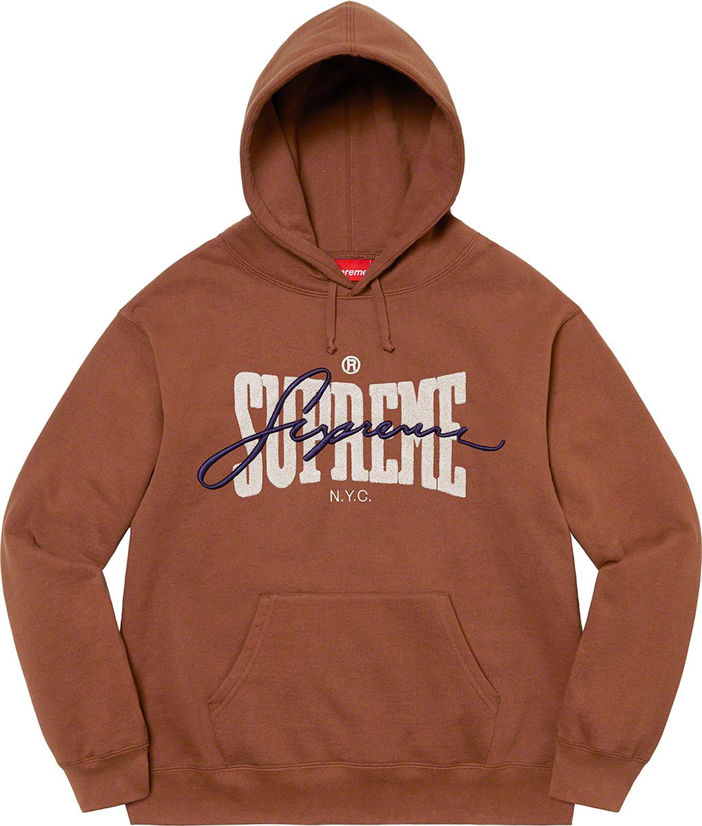 supreme Chenille Hooded Sweatshirt Sサイズ Chenille Hooded Sweatshirt - spring/summer 2019 - Supreme