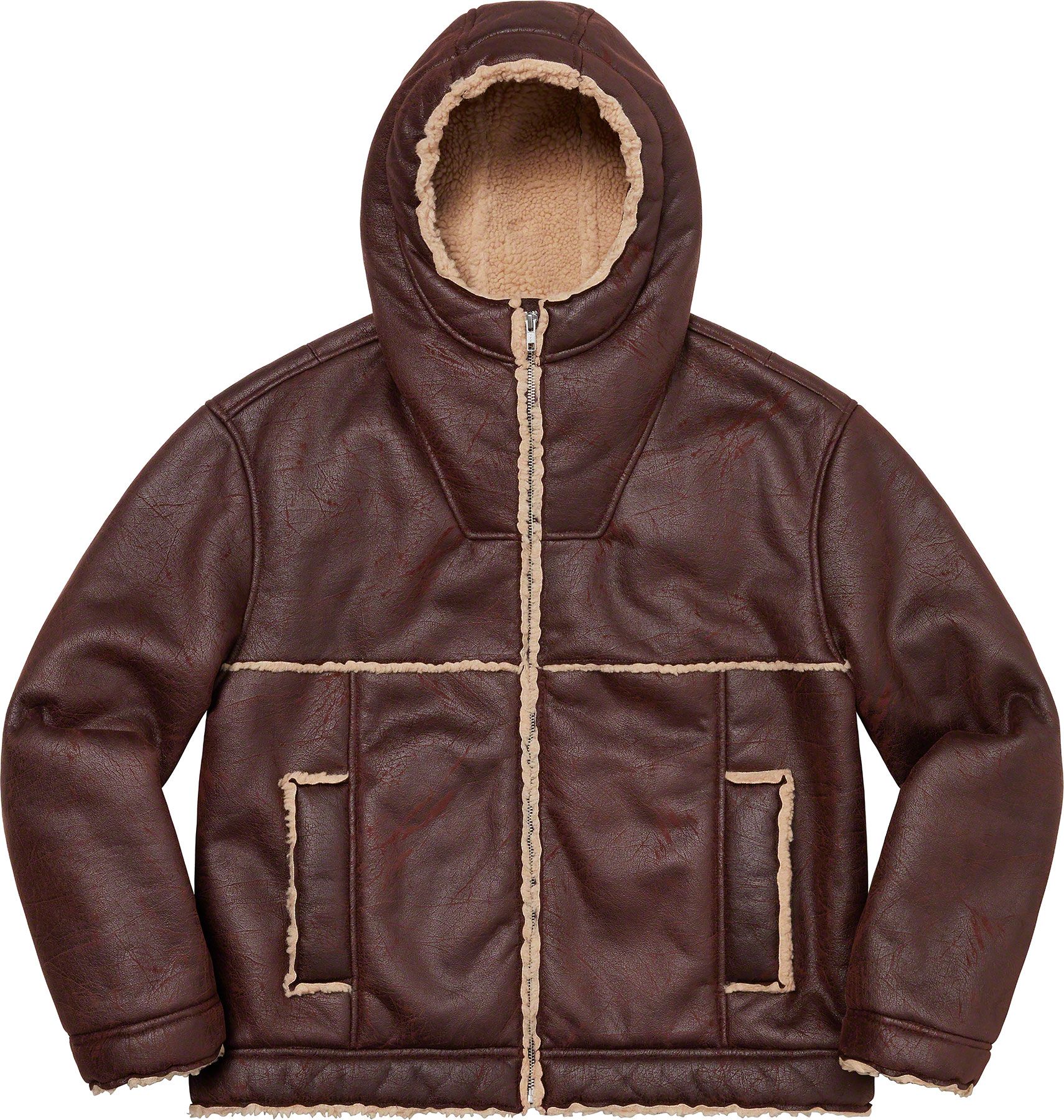 SUPREME レザージャケット　Shearling hoodedJacket Spring/Summer 2023 Preview – Supreme