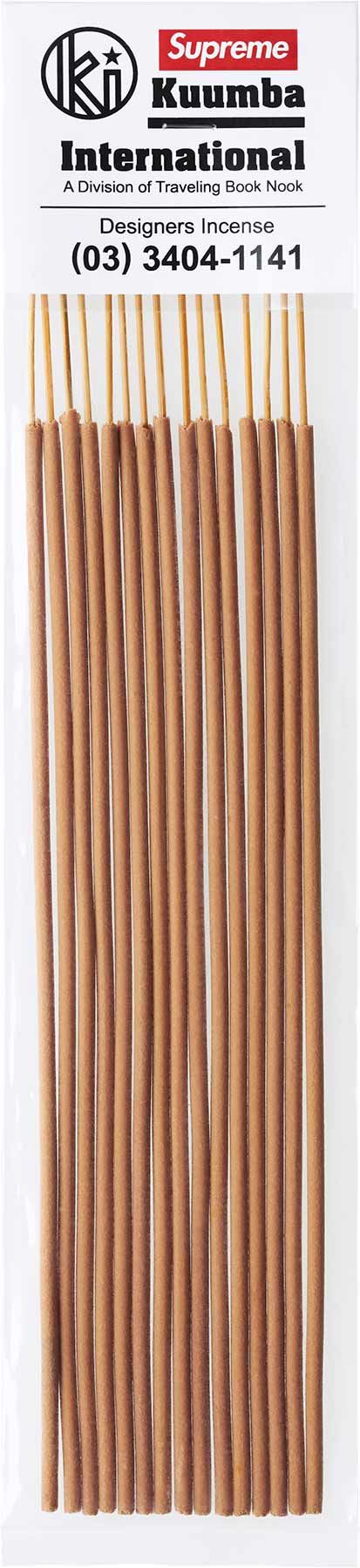 お香 SUPREME/KUUMBA INCENSE (PACK OF 15) Spring/Summer 2024 Preview – Supreme