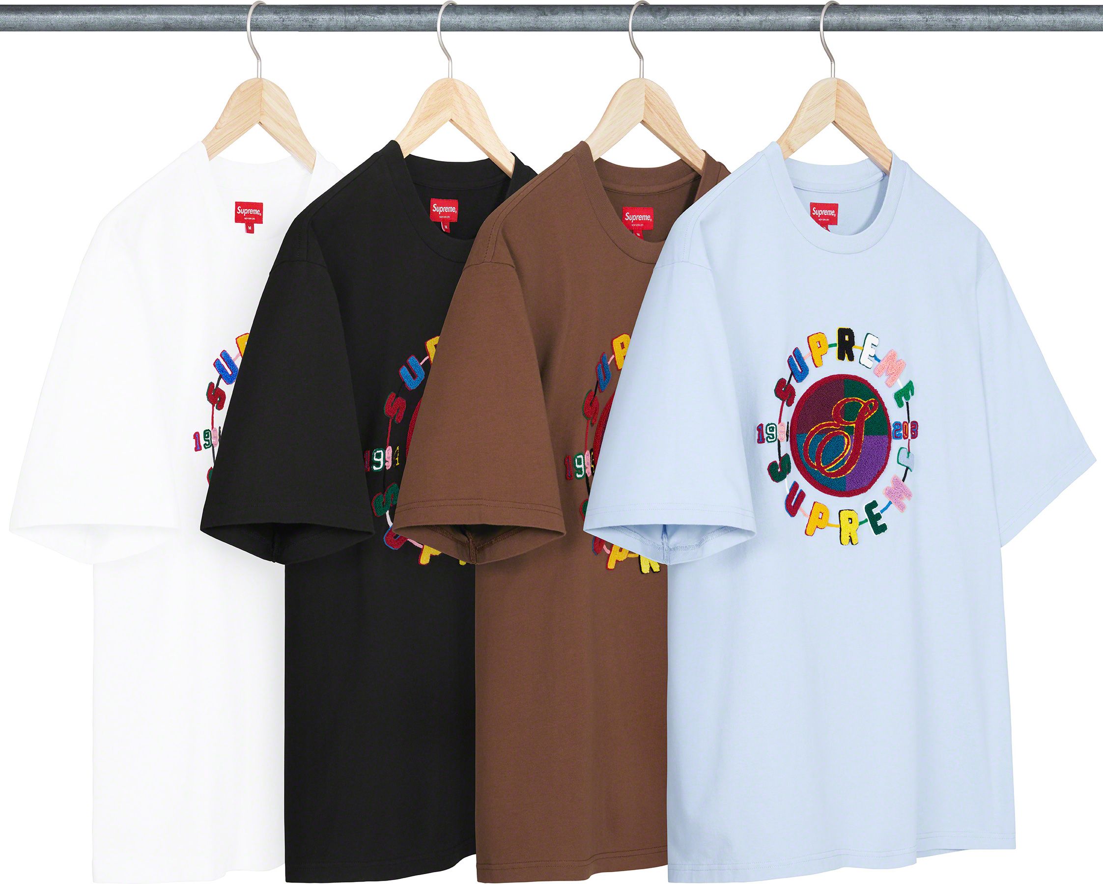 Supreme Chenille Crest S/S Top 白 M Spring/Summer 2023 Preview – Supreme