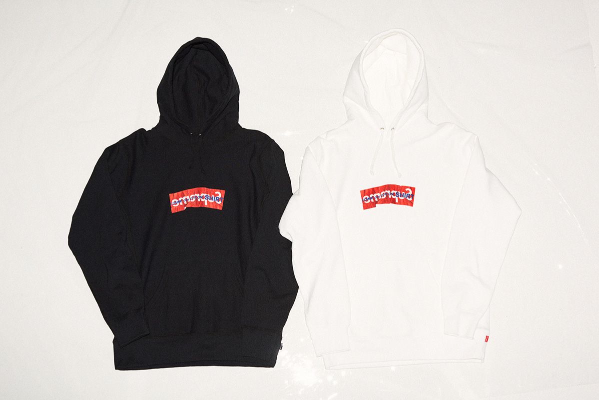 り*う様 Supreme COMME des GARÇONS SHIRT パーカ Supreme Comme Des Garcons SHIRT Box Logo Hooded Sweatshirt White