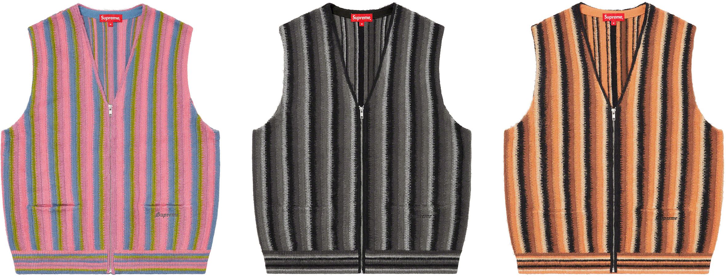 トップス SUPREME Stripe Sweater Vest Spring/Summer 2021 Preview – Supreme