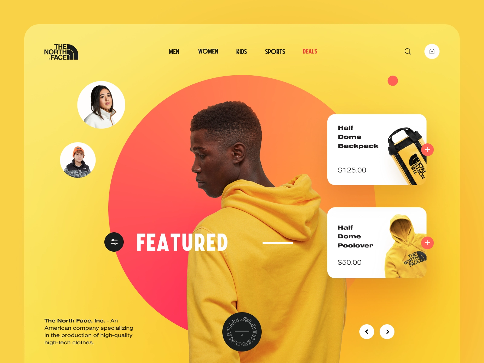 The North Face Dribbble Concept