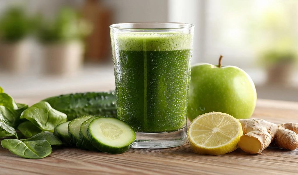 Jugo Verde para Desinflamar el Abdomen y Mejorar la Digestión (Fácil y Natural)