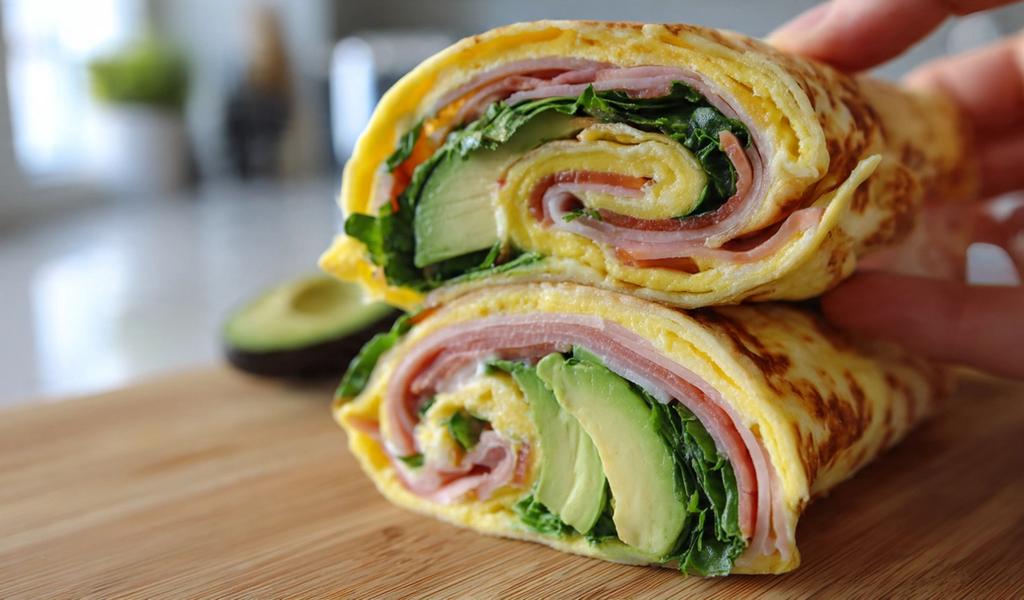 ¿Quieres un burrito sin engordar? Prueba este wrap de huevo y despierta ligero