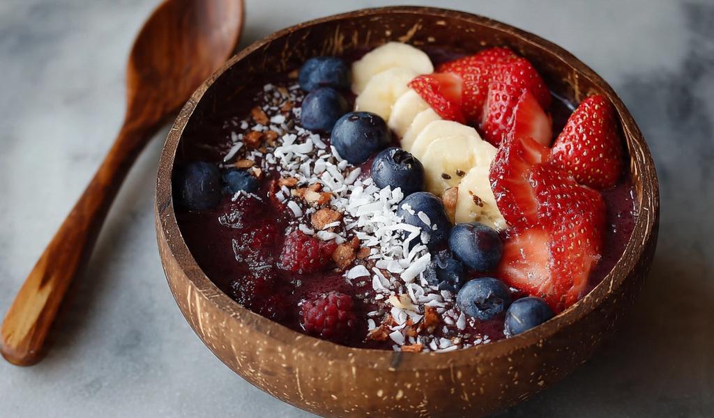 Smoothie Bowl de Açaí y Frutas: Receta Fácil, Fit y Antioxidante