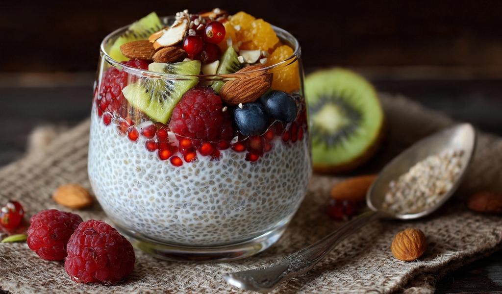 Pudín de Chía con Frutas: Desayuno Rápido, Nutritivo y Energético