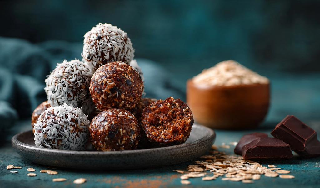 Bolitas Energéticas de Avena y Cacao: Snack Saludable, Sin Horno y Proteico en 5 Minutos