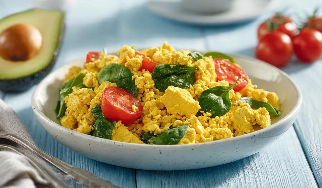 El Desayuno Vegano que Parece Huevo: Revoltillo de Tofu con Cúrcuma (Proteína Pura)