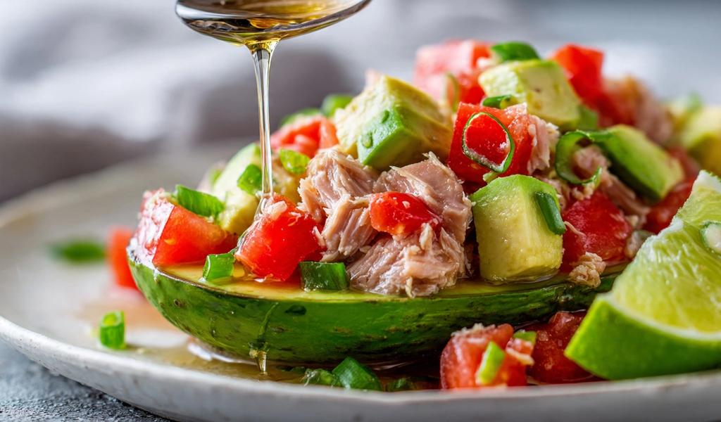 El "Salvavidas" de la Alacena: Atún Marinado con Aguacate de Plaza