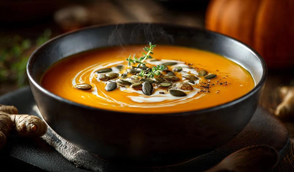 Crema de Calabaza y Jengibre: Receta Antiinflamatoria para un Vientre Plano