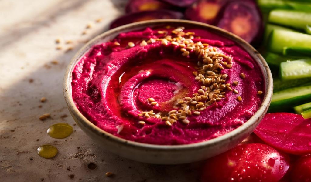 Hummus de Remolacha y Crudités 2026: Nitratos para tu rendimiento