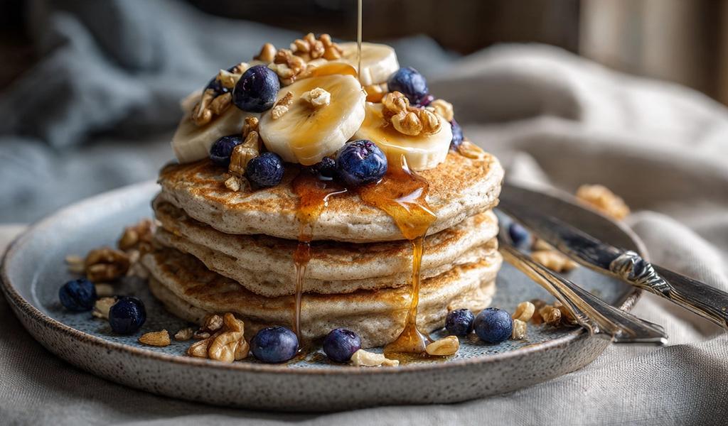 Panqueques de Avena y Plátano: Receta Fit, Saludable y Esponjosa en 15 Minutos