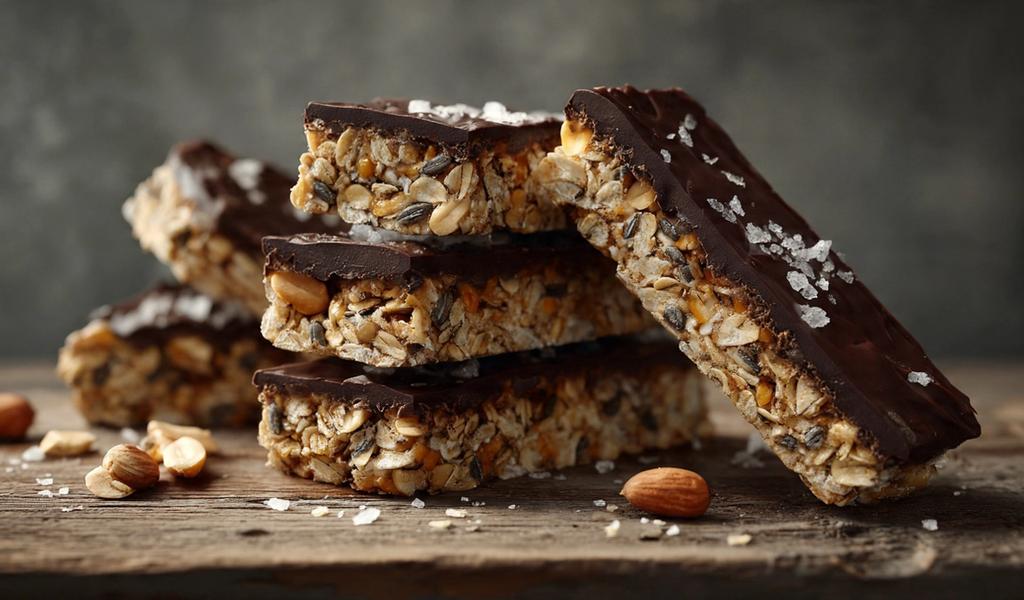 Barritas de Granola y Chocolate: El Postre "Para Llevar", Crujiente y Sin Azúcar