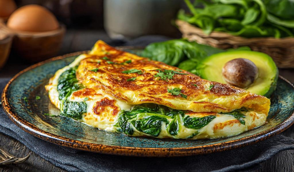 Tortilla de espinacas y queso frito: el desayuno de plaza que desinflama y da energía