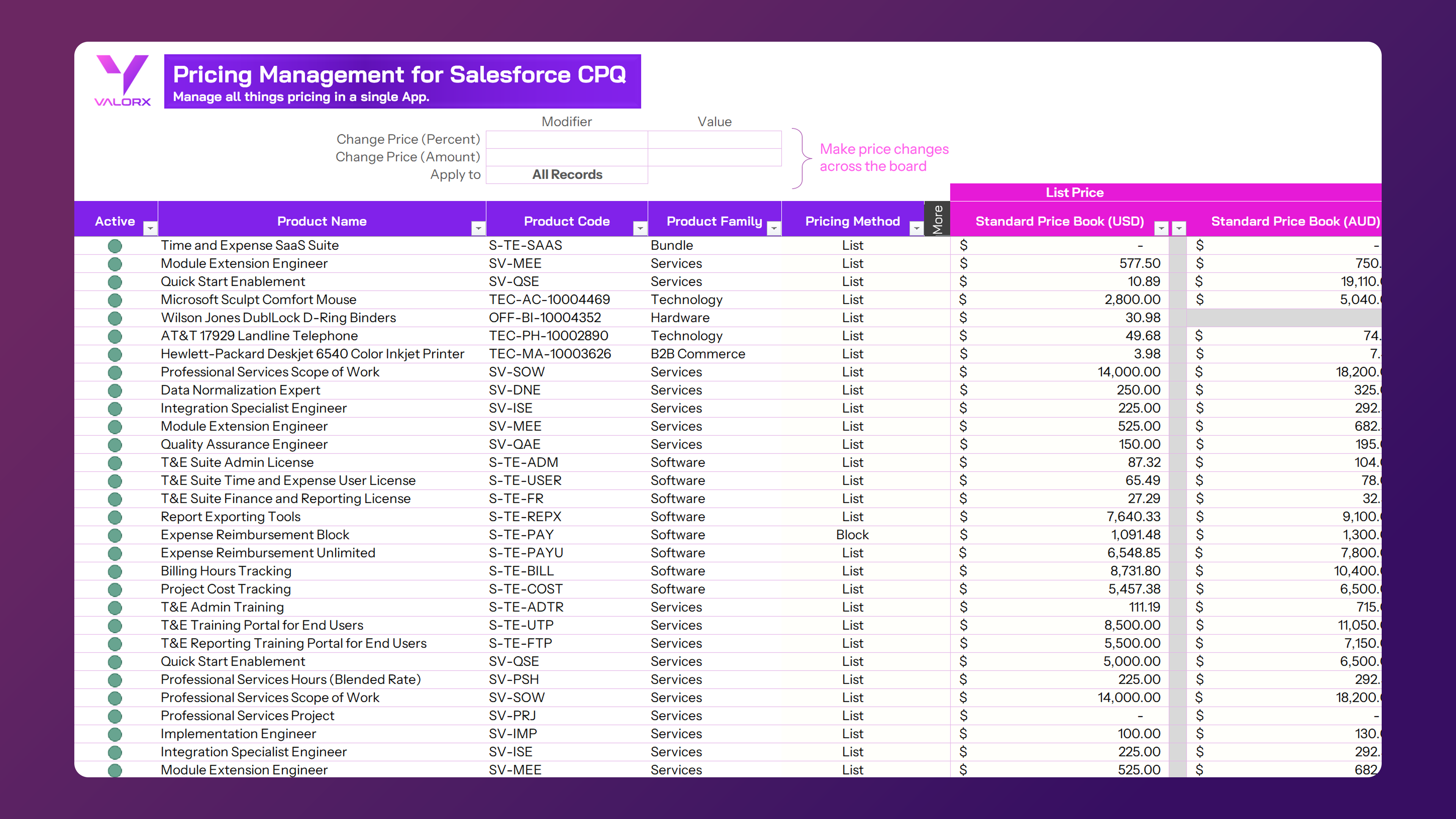 Advance Pricing Management for Salesforce CPQ