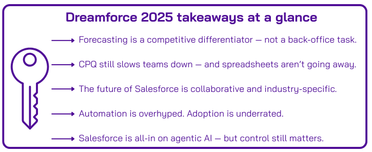 Dreamforce 2025 takeaways