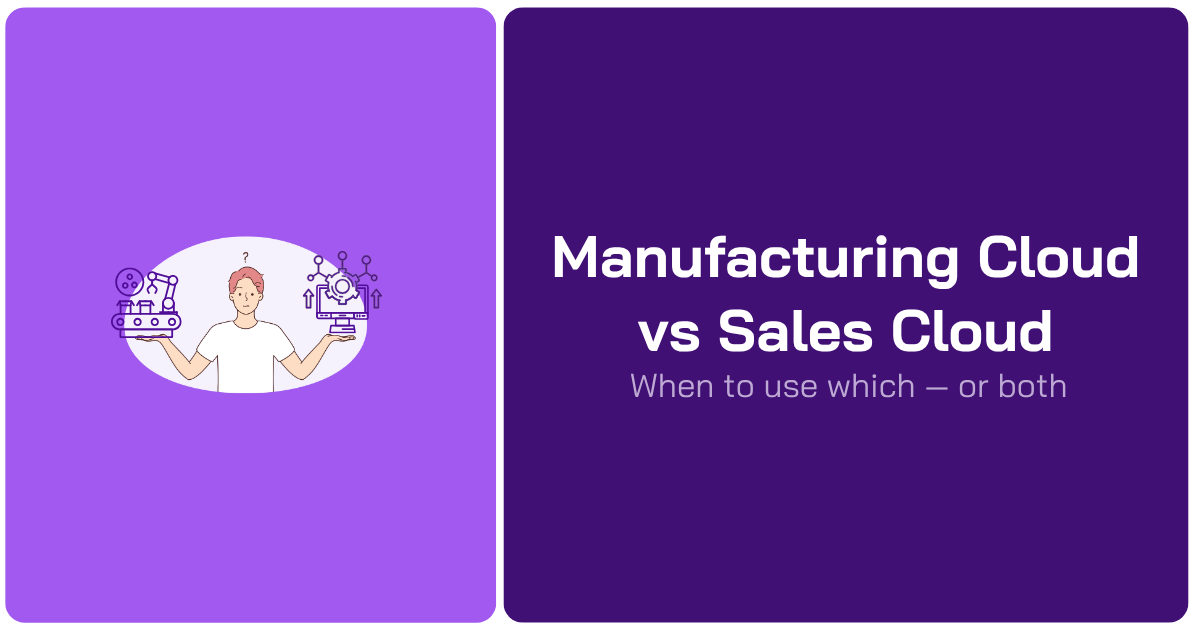 Manu Cloud vs Sales Cloud