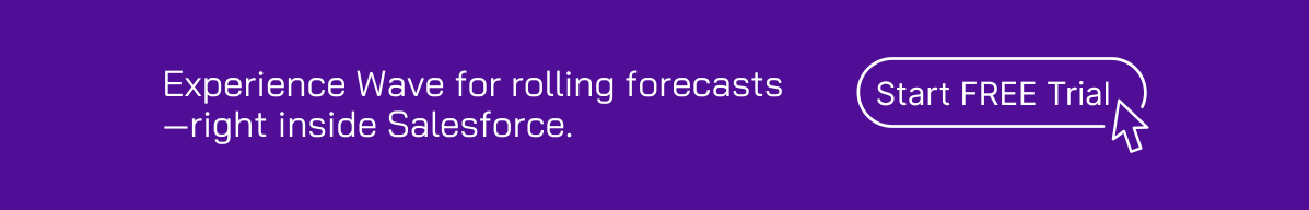 Valorx Wave for rolling forecasts in Salesforce