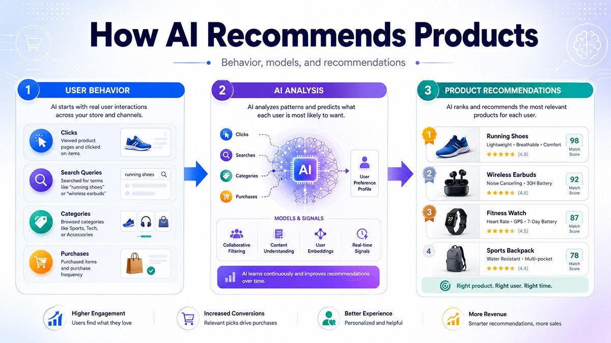A flowchart demonstrating how AI models extract product entities from structured data and cross-reference them with third-party knowledge graphs.