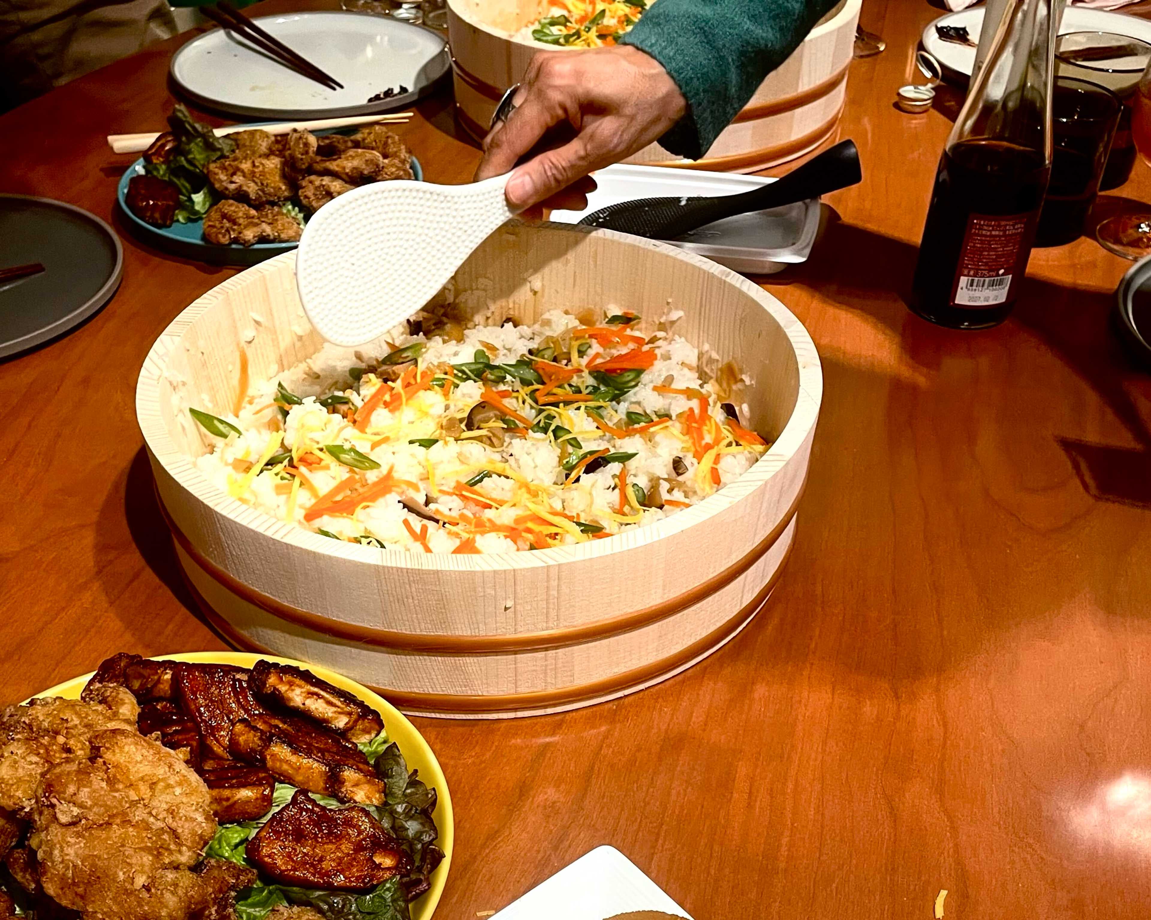 一緒に作って[食べる]東京産有機野菜の会、2月のロングテーブル