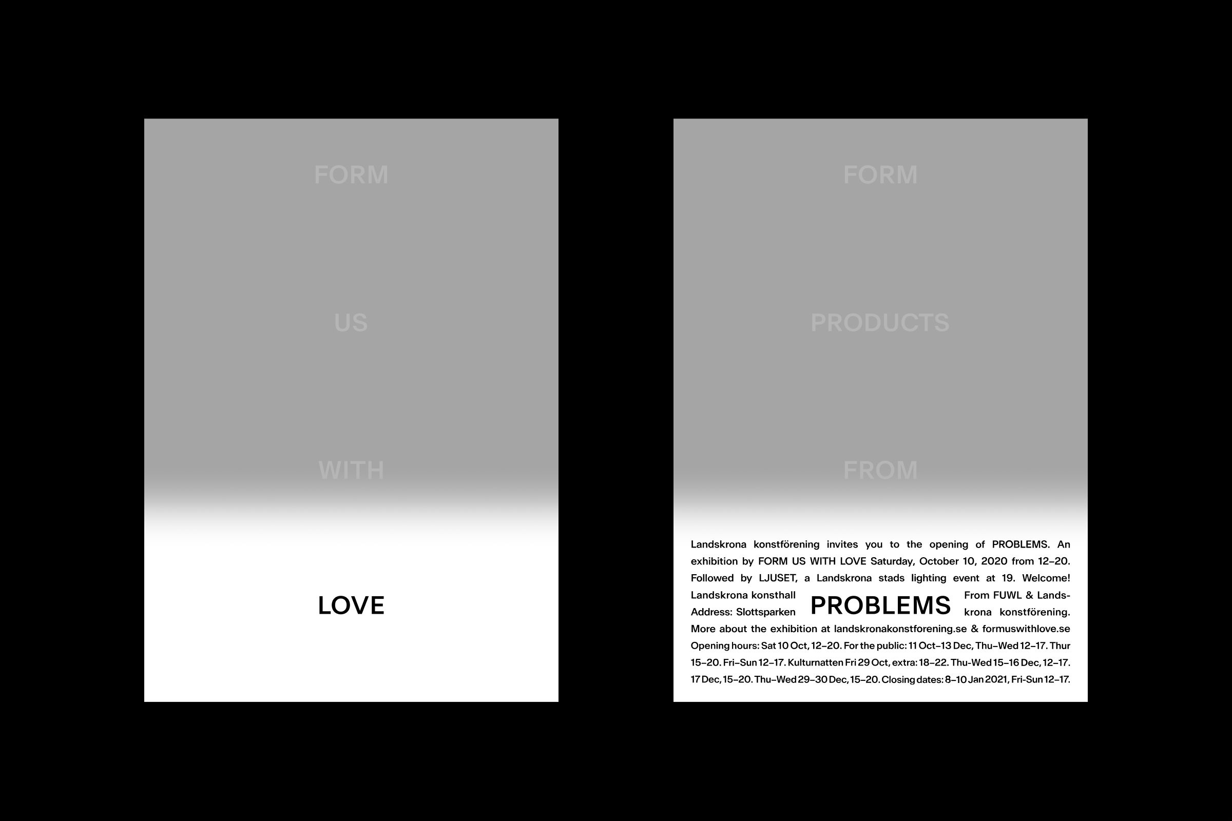 PROBLEMS Exhibition Design