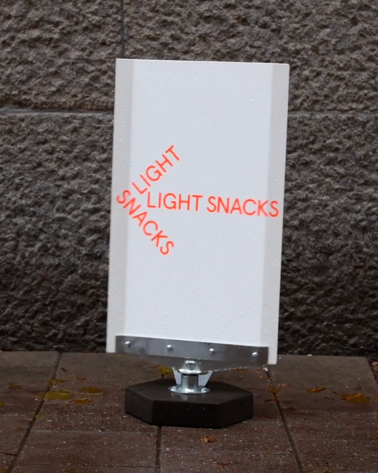 FLOS LIGHT SNACKS Sign